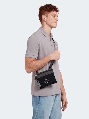 KIPLING Чанта за през рамо тип преметка 'GIB MET' в черно: отпред