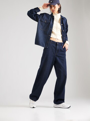 JDY Regular Jeans 'SANSA' in Blau