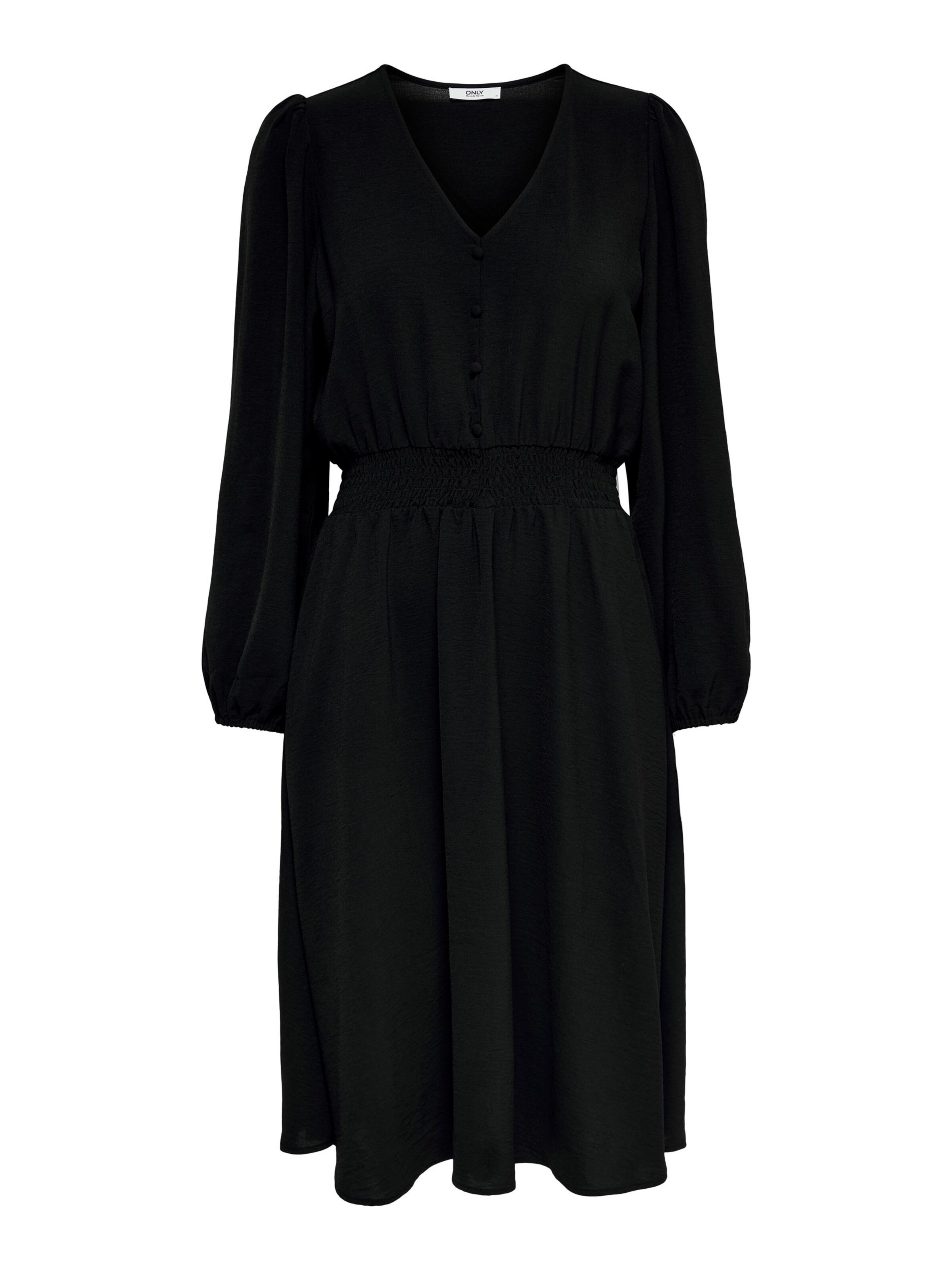 Rochie tip bluză 'Mette' de la ONLY pe negru: față