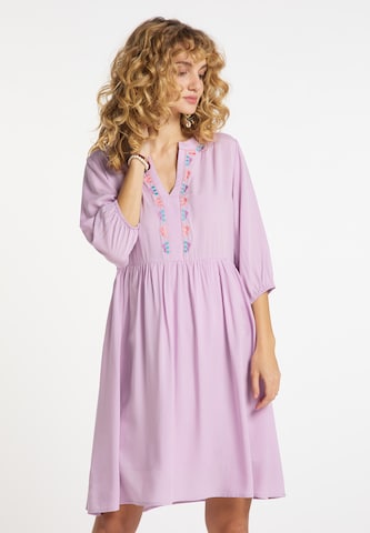 usha FESTIVAL Summer Dress in Purple: front