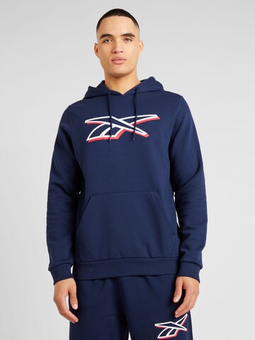 Reebok Sweatshirt in Blue: front