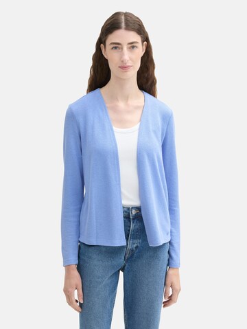 Cardigan TOM TAILOR en bleu : devant