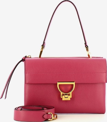 Coccinelle Schoudertas 'Leather shoulder bag Arlettis Coccinelle' in Roze: voorkant
