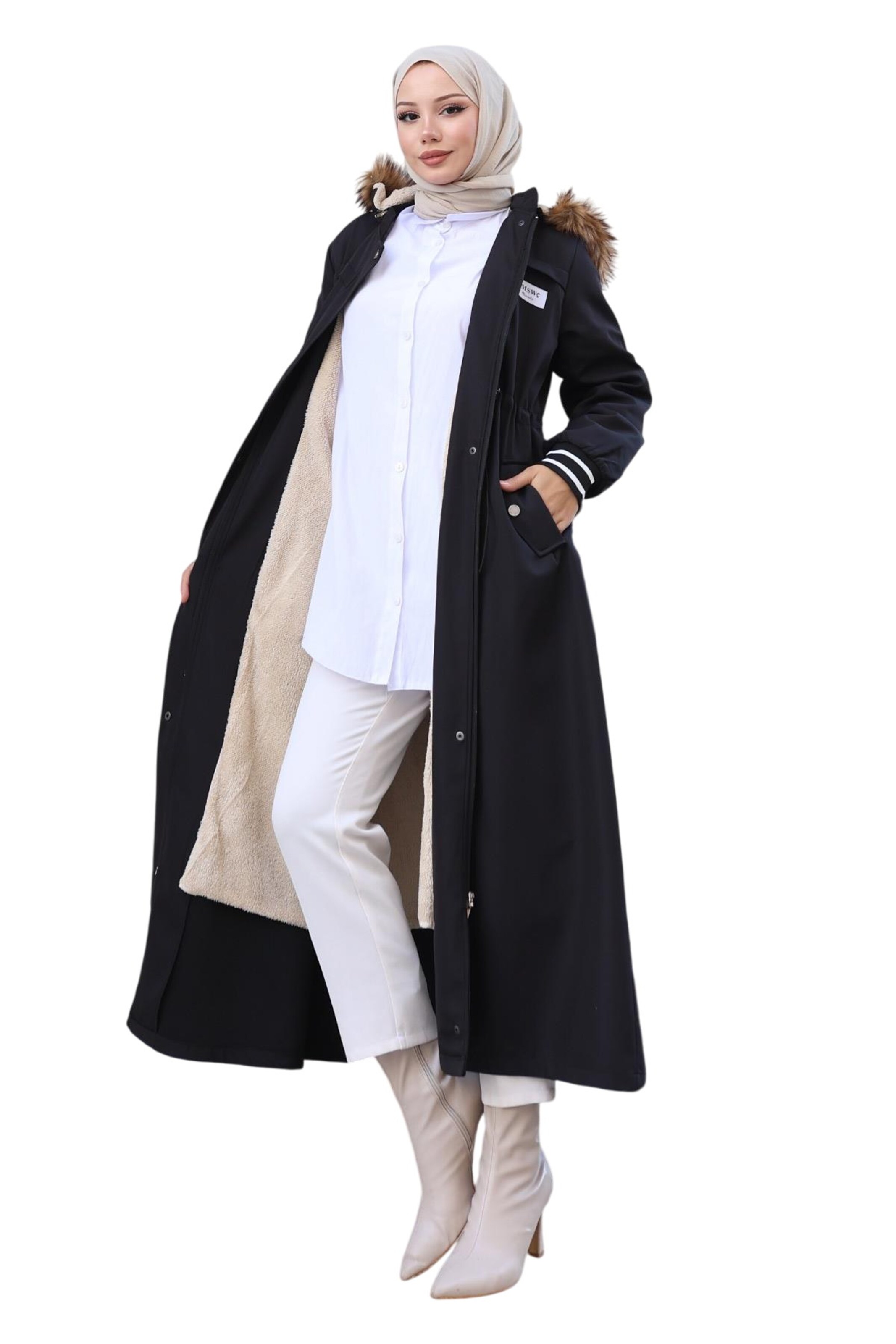 MODAMIHRAM Winter Parka in Black