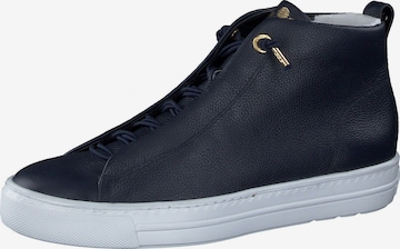 Paul Green Sneakers hoog in Blauw: voorkant