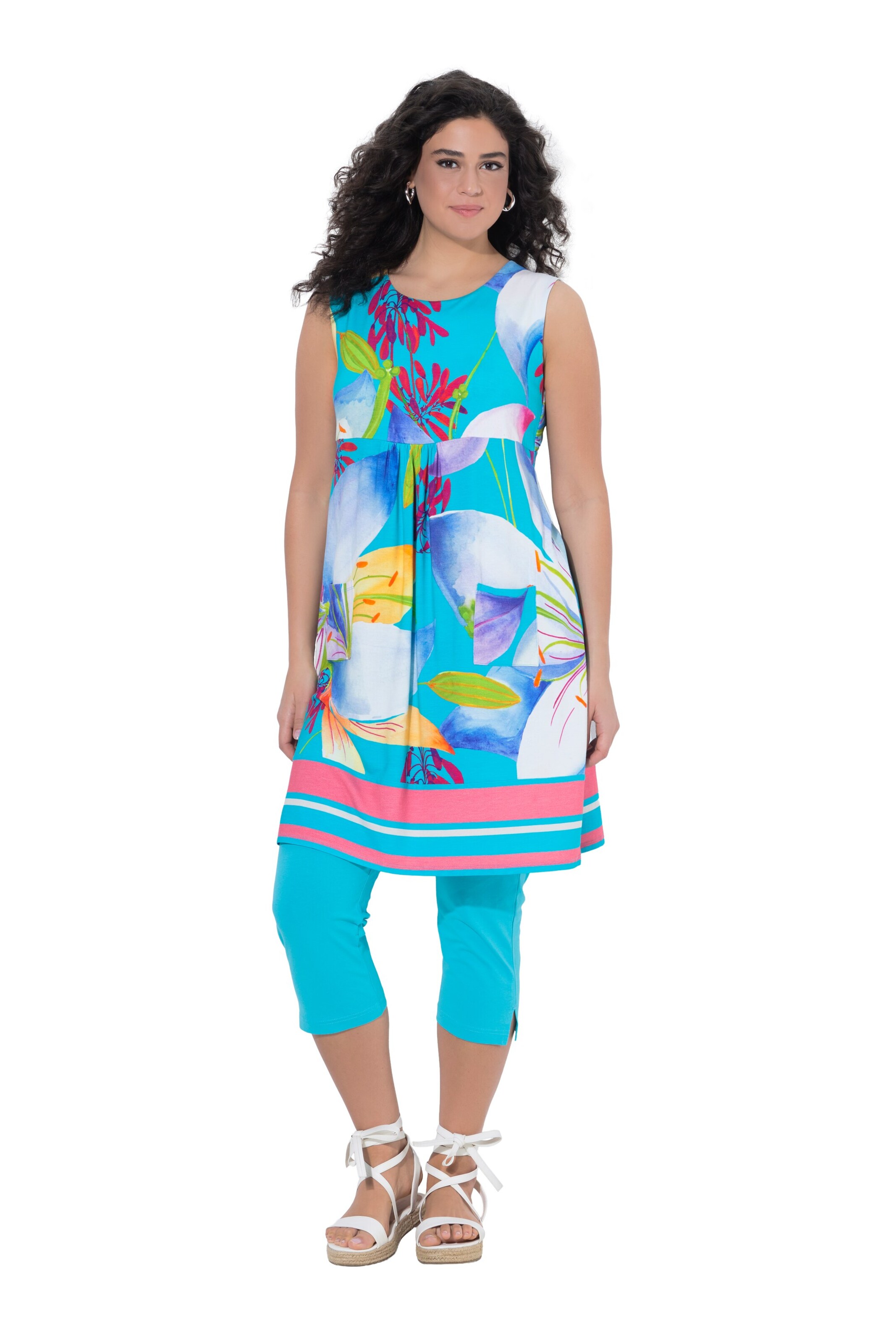 Ulla Popken Dress in Blue: front