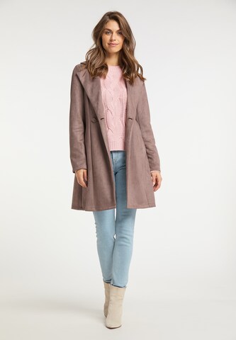 Manteau mi-saison Usha en marron