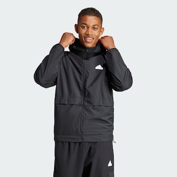 Felpa sportiva di ADIDAS SPORTSWEAR in nero: frontale