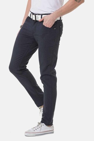 CIPO & BAXX Slimfit Broek in Blauw