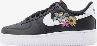 Nike Sportswear Baskets basses 'Air Force 1 '07 Premium' en bleu pastel / jaune / noir / blanc, Vue avec produit