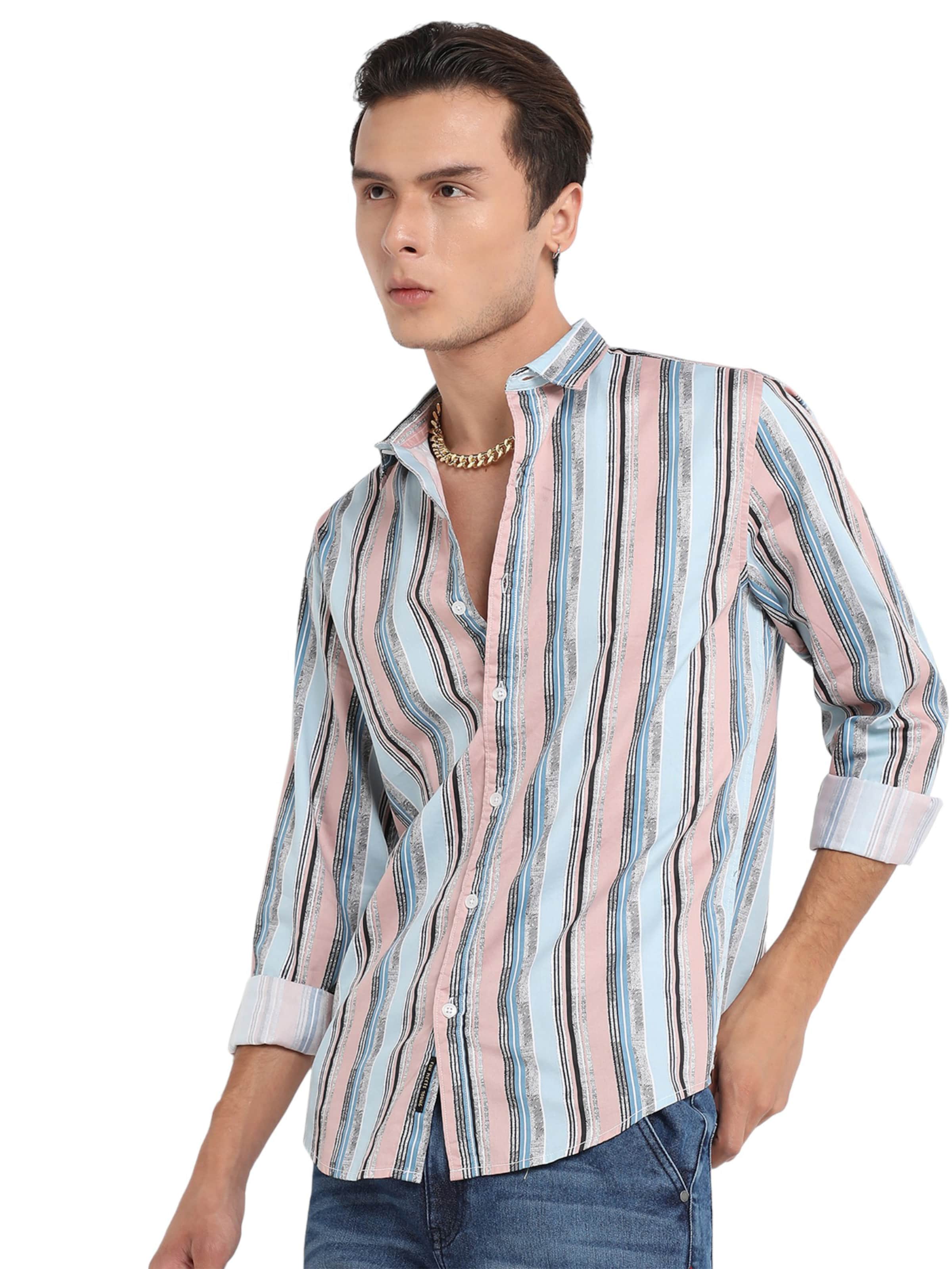 Campus Sutra Regular fit Skjorta ' Alijah ' i blandade färger