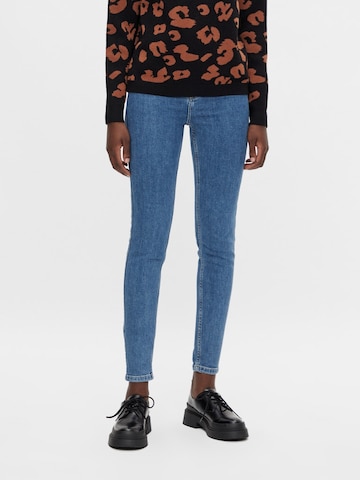OBJECT Skinny Jeans 'Ania Harper' i blå: framsida