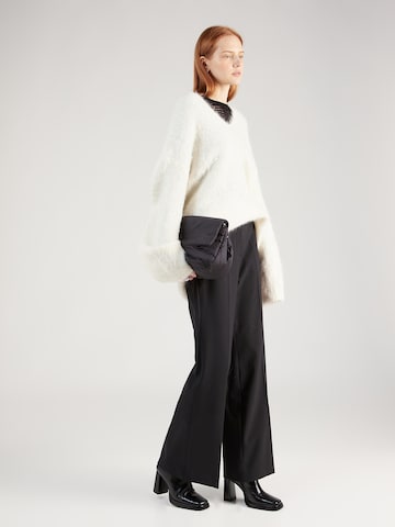 3.1 Phillip Lim Flared Pleated Pants in Black