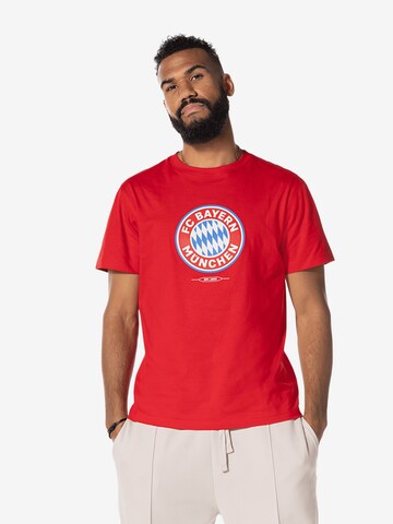 FC BAYERN MÜNCHEN Shirt 'FC Bayern München' in Red: front