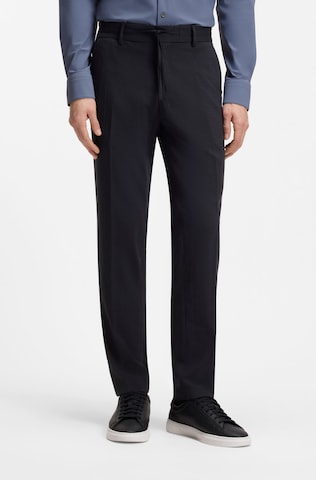 BOSS Slim fit Chino Pants 'P-Genius' in Black: front