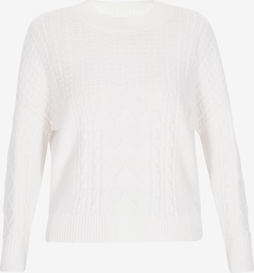 usha WHITE LABEL Sweter w kolorze biały: przód