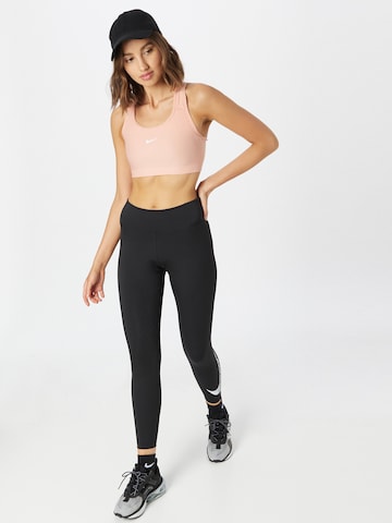 NIKE Skinny Sportovní kalhoty – černá