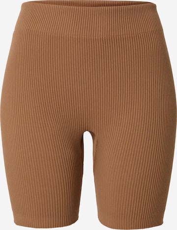 NU-IN Skinny Leggings in Brown: front