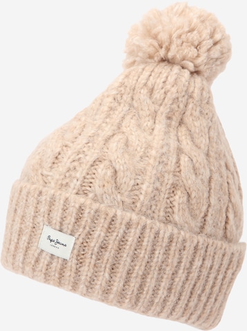 Pepe Jeans Шапка 'FIONA' в Бежевый: спереди