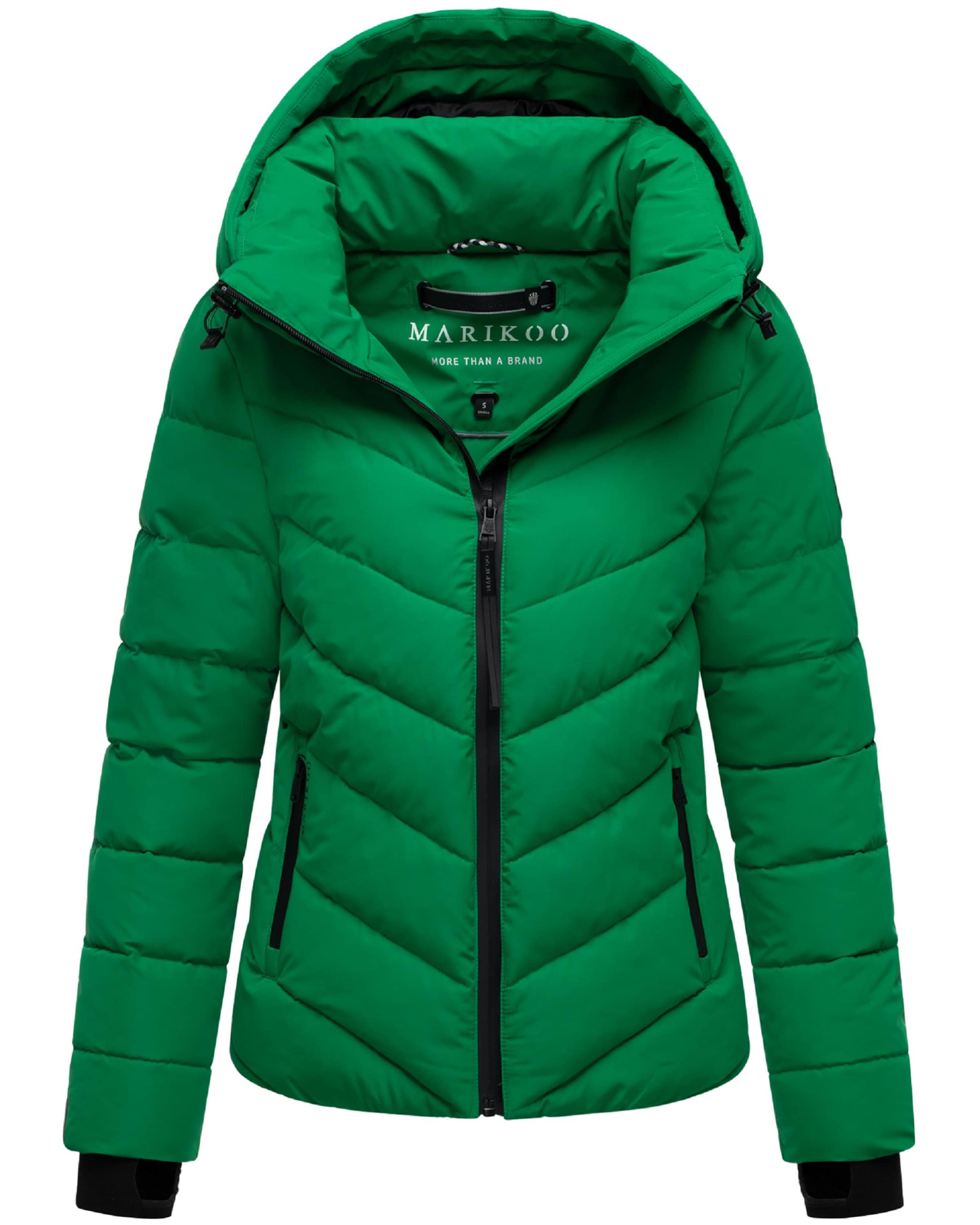 Veste d’hiver MARIKOO en vert : devant