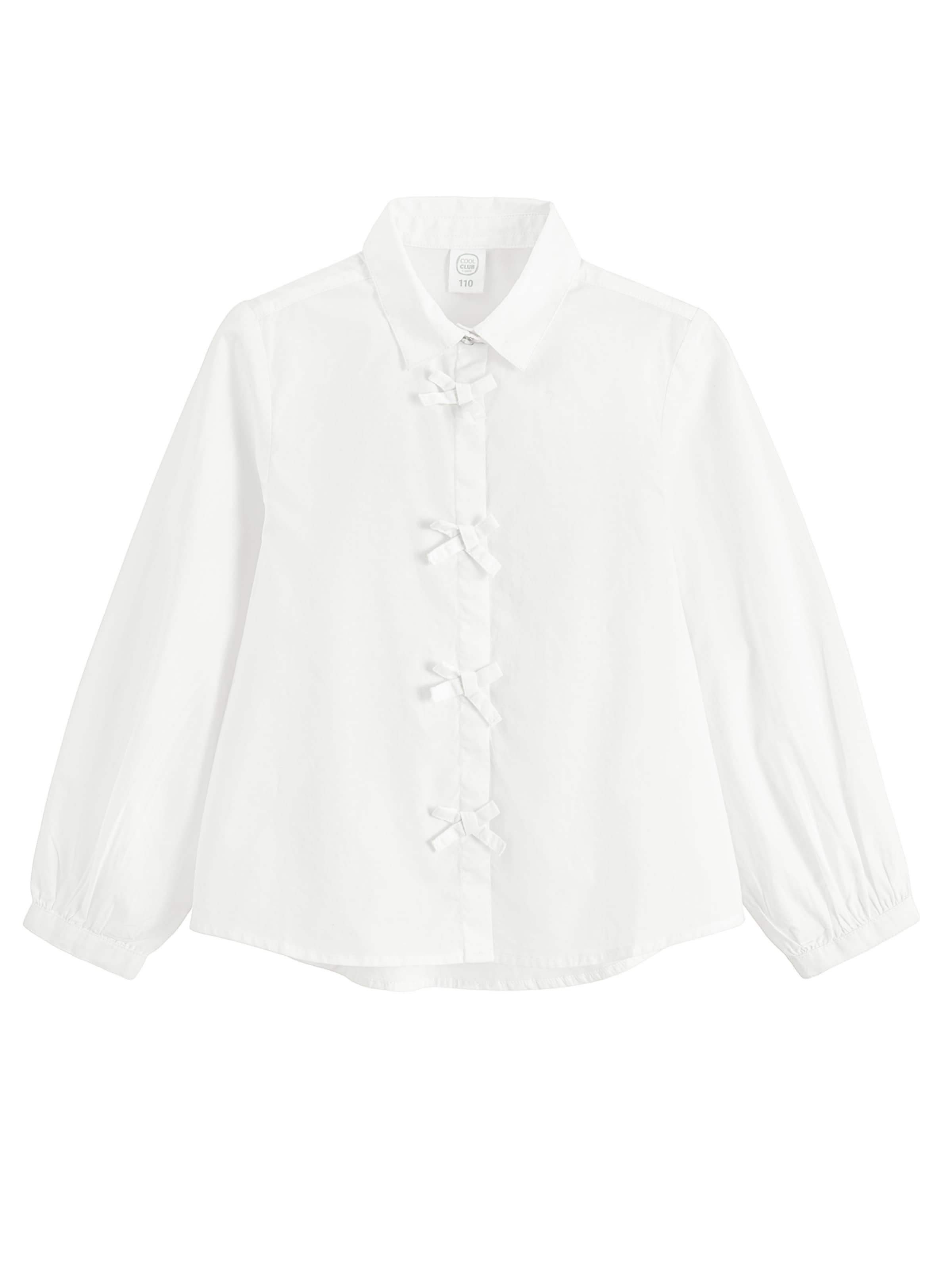 Cool Club Bluse in Weiß: Vorderseite