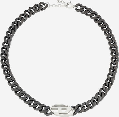 DIESEL Řetízek - černá / stříbrná, Produkt