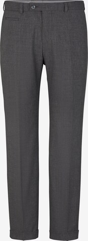 STRELLSON Regular Pleated Pants 'Luc' in Grey: front