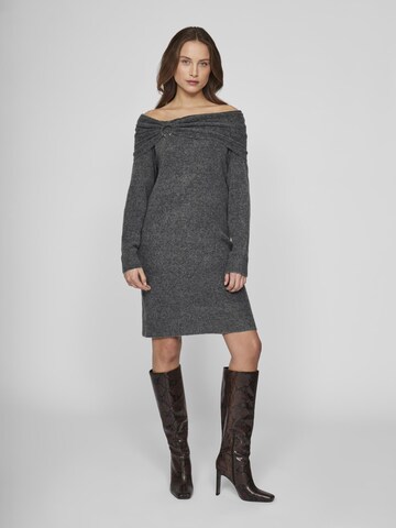 VILA Knit dress in Grey