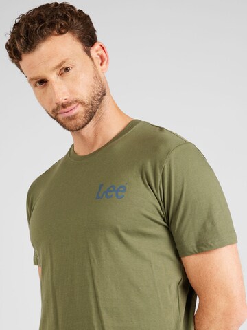 Tricou 'MEDIUM WOBBLY' de la Lee pe verde