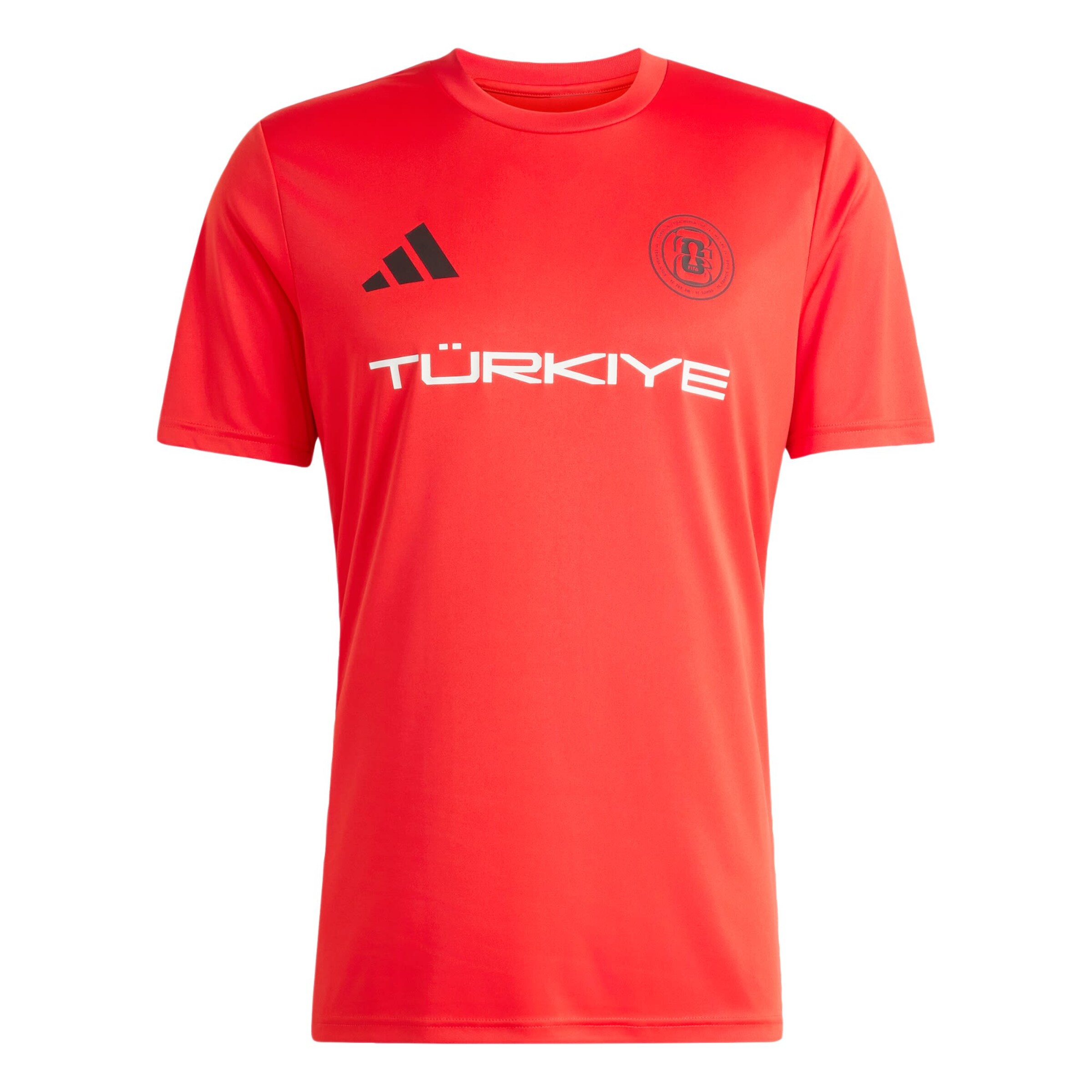 ADIDAS PERFORMANCE T-Shirt fonctionnel 'FIFA Fussball-Weltmeisterschaft 26™ Türkei' en rouge / noir / blanc, Vue avec produit