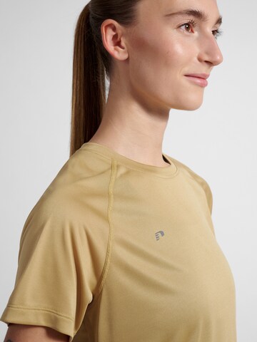 T-shirt fonctionnel 'Beat' Newline en marron