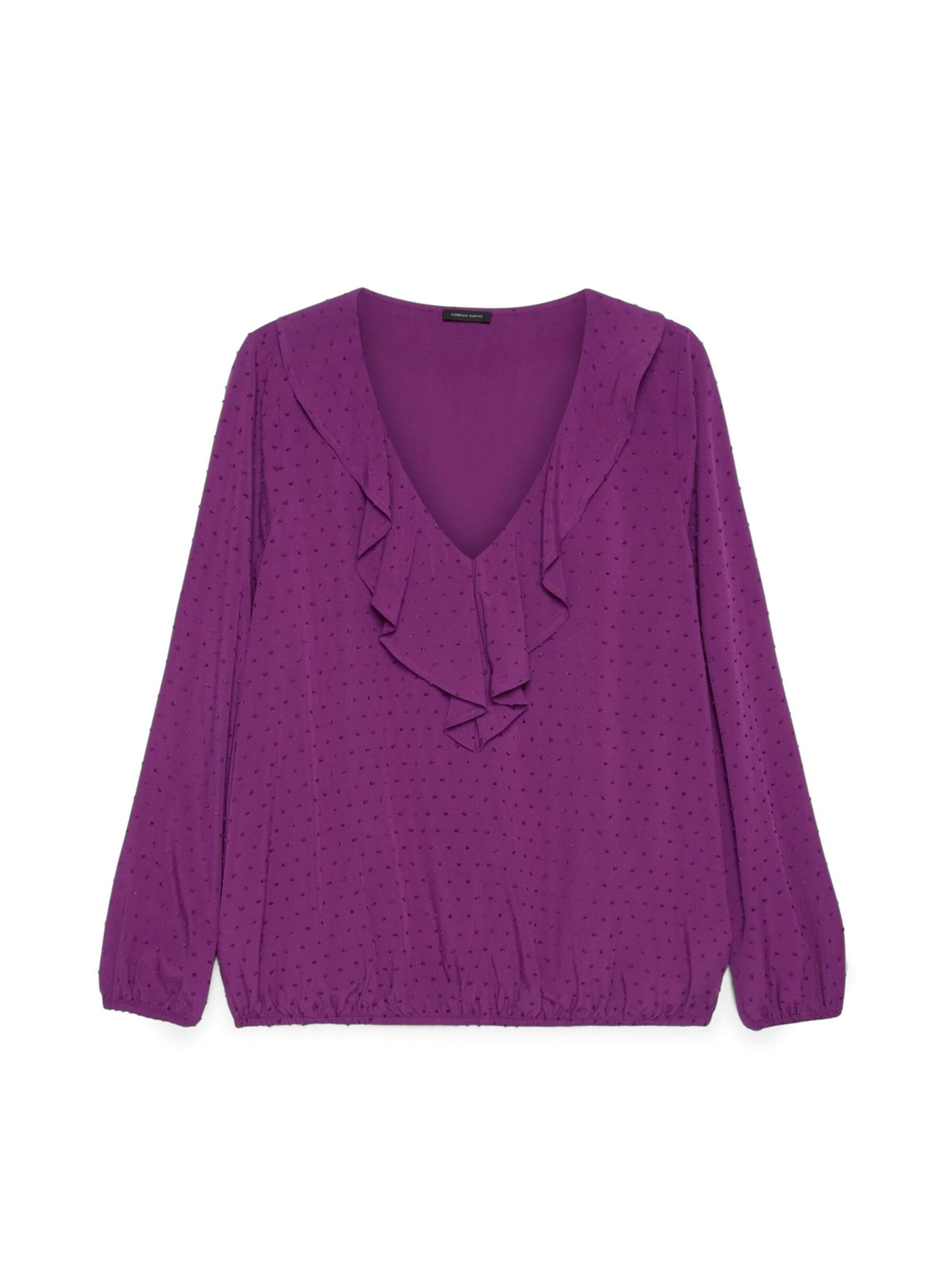 Fiorella Rubino - Blusa en lila: frente