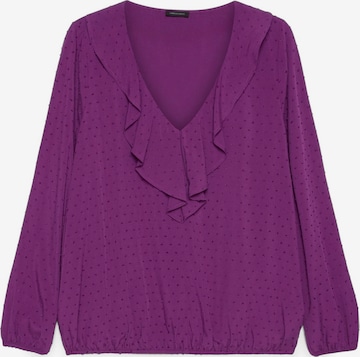Fiorella Rubino - Blusa en lila: frente