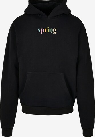 Sweat-shirt 'Spring - Spring' Merchcode en noir : devant