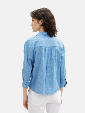 TOM TAILOR Blouse in Blue