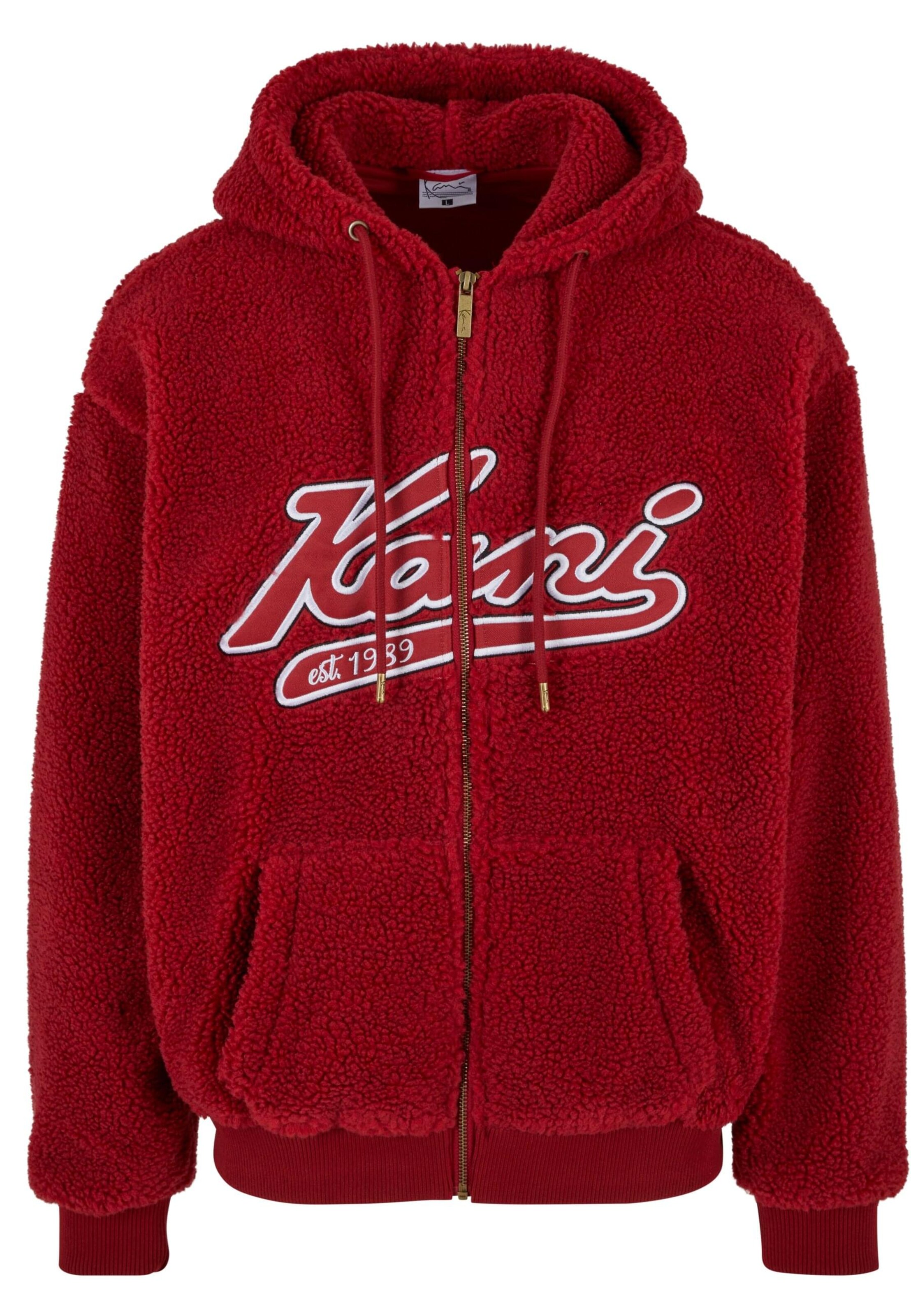Karl Kani Sweat jacket in Red: front