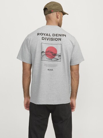 R.D.D. ROYAL DENIM DIVISION Shirt in Grijs: voorkant