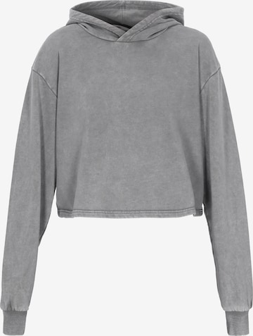 myMo ROCKS Mikina 'Back To School' - Sivá: predná strana