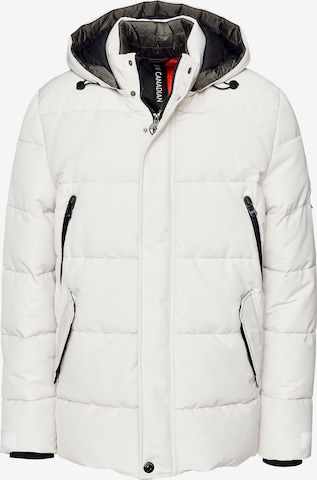 NEW CANADIAN Winter Jacket in White: front