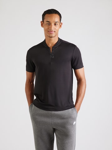 EA7 Emporio Armani - Camiseta funcional en negro: frente