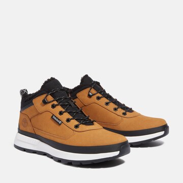 TIMBERLAND - Sapatilhas altas 'Field Trekker' em castanho
