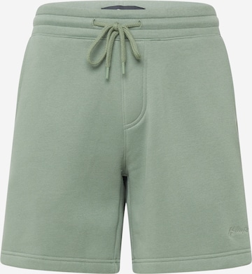 Regular Pantalon HOLLISTER en vert : devant