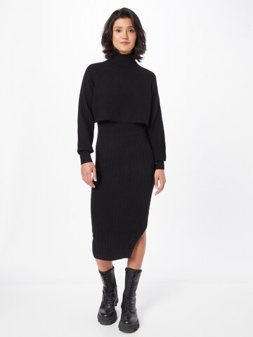 AllSaints Úpletové šaty 'Margot' – černá: přední strana