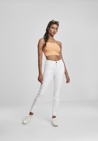 Urban Classics Skinny Farkut värissä valkoinen