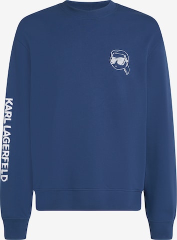 Karl Lagerfeld Collegepaita 'Ikon' värissä sininen: etupuoli