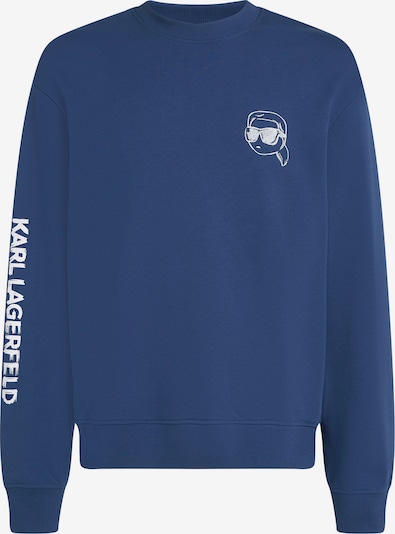 Karl Lagerfeld Collegepaita 'Ikon' värissä tummansininen / valkoinen, Tuotenäkymä