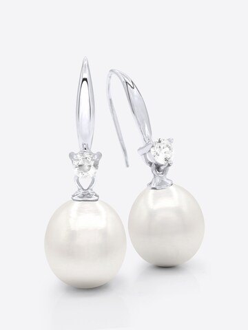 Orecchini 'Bonnegrace' di Ateliers Saint Germain in bianco: frontale