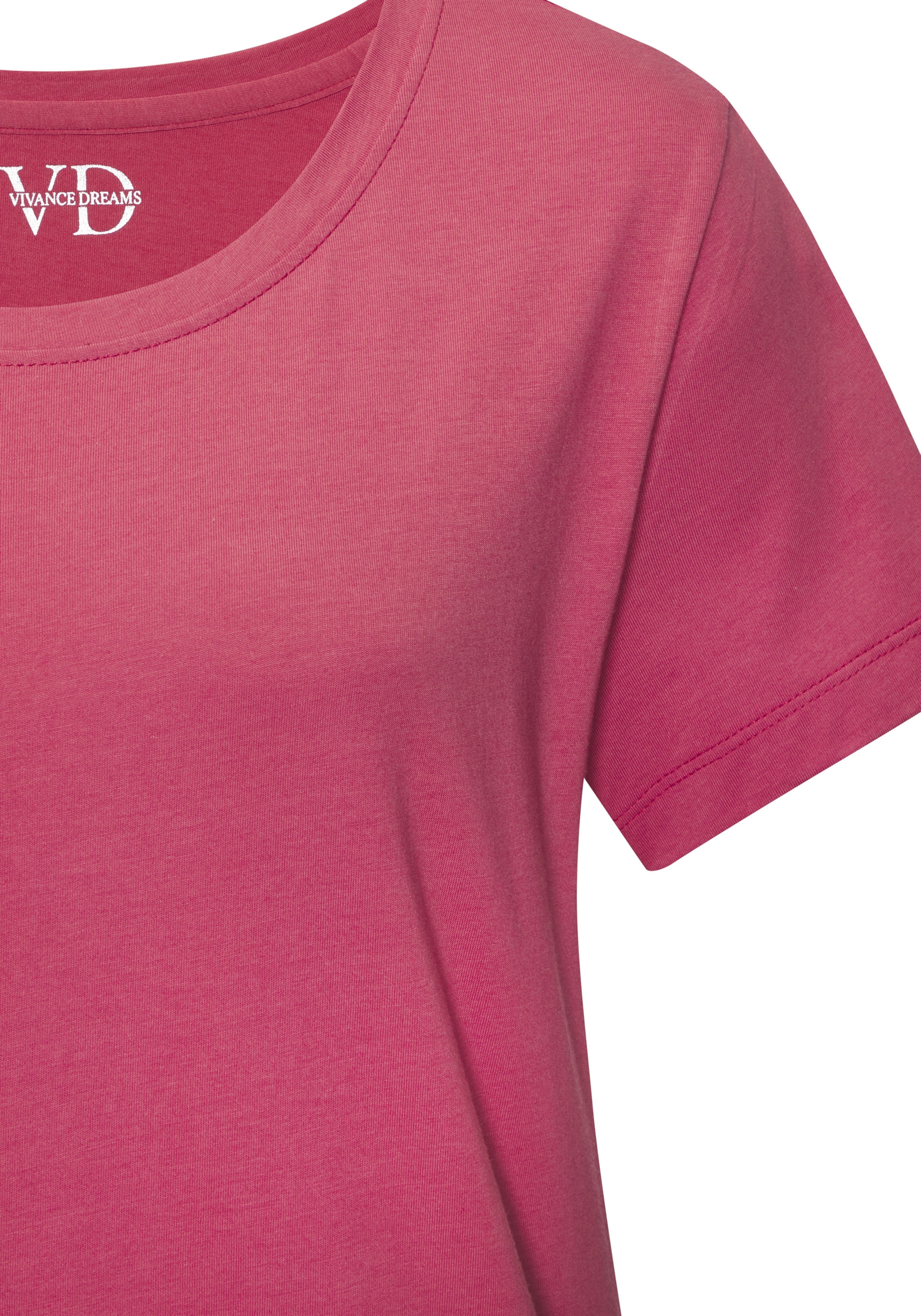 VIVANCE - Camiseta para dormir en rojo