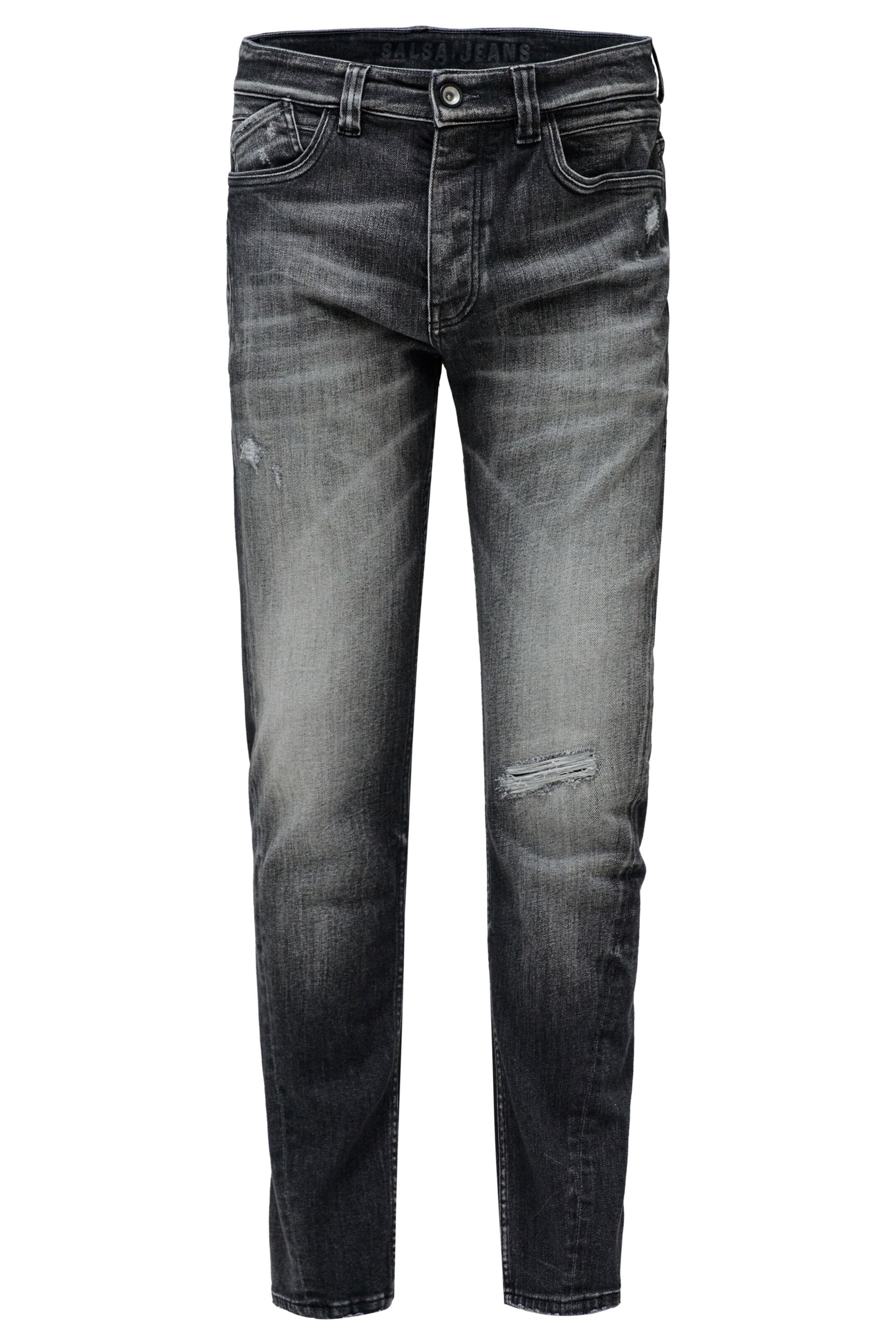 Salsa Jeans Slimfit Jeans in Zwart: voorkant