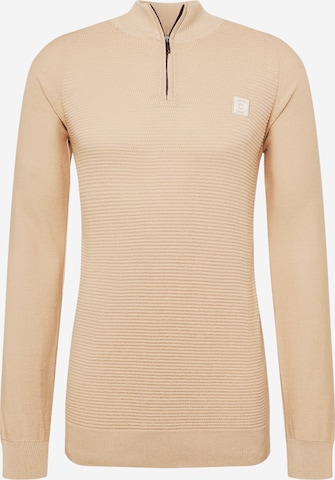 Gabbiano Sweater 'Tricot' in Beige: front